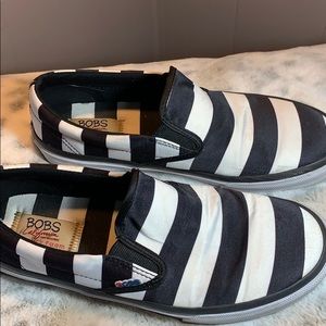 Bobs for Sketchers Canvas Slipons - Size 8